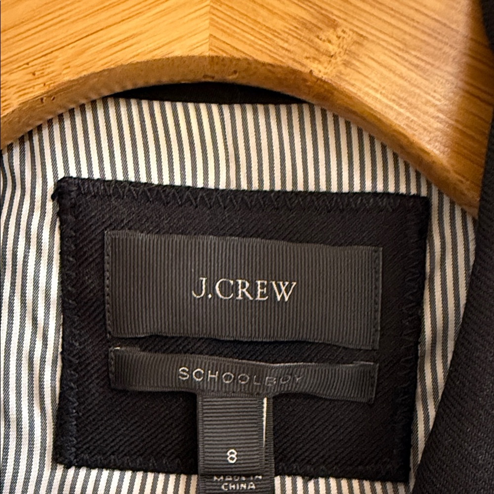 J. Crew Black and White Striped Garment - Picture 2 of 7